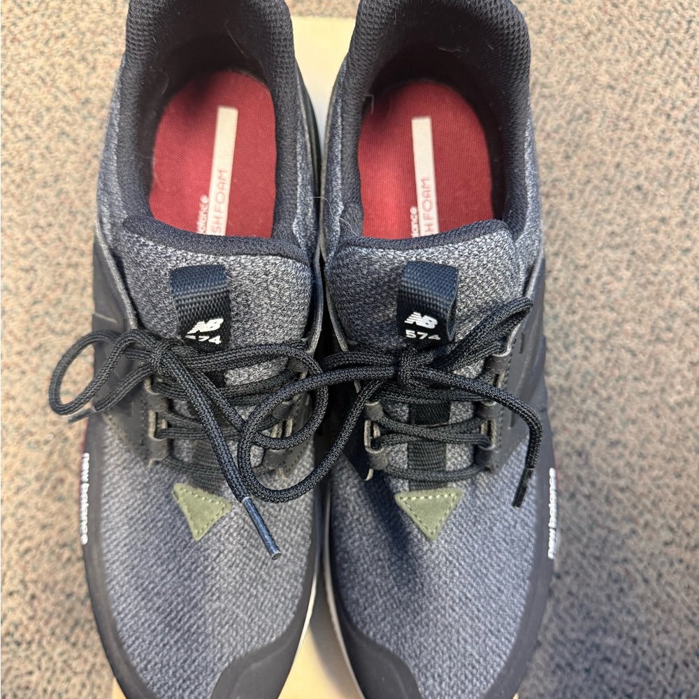 New Balance 574 Sport Decon - Men's Black, Green, and Burgundy Sneakers - Picture 2 of 6